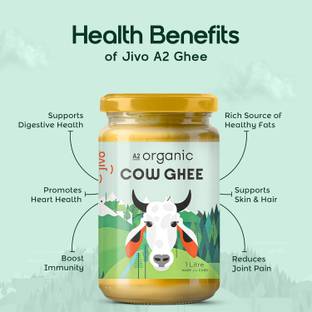 JIVO A2 Ghee 100% Pure, Natural & Healthy Ghee Plastic Bottle