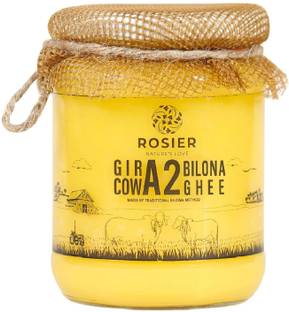 ROSIER A2 Cow Ghee, Traditional Bilona Method, Pure, Natural and Healthy Ghee Ghee Glass Bottle