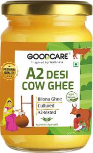 Goodcare Pure A2 Cow Ghee 500ml | Bilona Hand-Churned | No Preservatives Ghee Glass Bottle