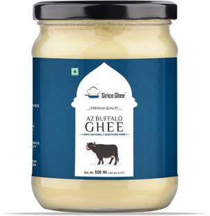 Sirico Ghee Sirico Pure A2 Buffalo Ghee Traditional Curd Churned Lab Tested Grass Fed Ghee Ghee Glass Bottle