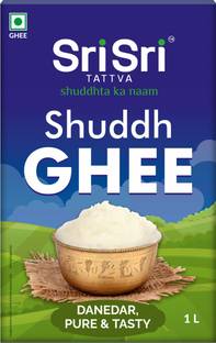 Sri Sri Tattva Shuddh Ghee - Danedar, Pure & Tasty, Ghee Tetrapack