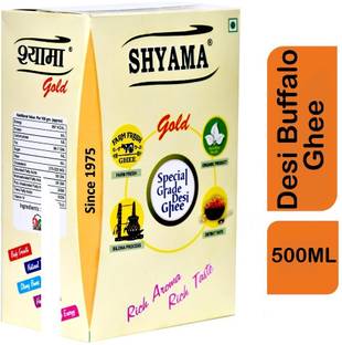Shyama Ghee Indian Desi Buffalo Ghee 500 ML| Rich Aroma | Natural & Healthy Ghee Box