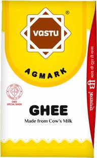 vastu Pure Desi Cow Ghee, Supports Digension & Immunity, Made Traditionally from Curd Ghee Tetrapack