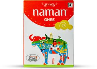 NAMAN Desi Ghee made from Pure Buffalo Milk Mono Carton Pack 500 ml (Pack of 1) Ghee Carton