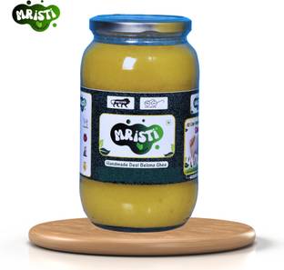 mristi A2 Cow Handmade Desi Ghee,Lab Certified,Belona Methood Ghee Glass Bottle