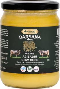 Sanjeevani organics A2 Badri Ghee | Rich in Nutrients | Grass-Fed & Lab-Tested | Chemical Free Ghee Glass Bottle