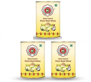 SHRI PATHMEDA Ghee Premium A2 Gir Cow Cultured Desi Ghee from Ghee Tin