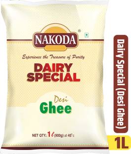 NAKODA Diary Special Desi Buffalo Ghee with Milk Fat | Ghee Pouch