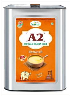Navin Organic A2 Desi Buffalo Ghee | Bilona Method Ghee | Traditional Ghee Ghee Tin