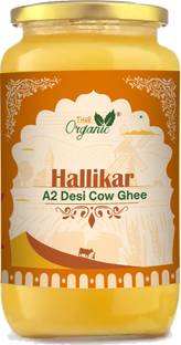 THARORGANIC Hallikar Ghee | Pure A2 Desi Ghee from Hallikar Cows Ghee Glass Bottle