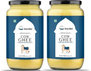 Sirico Ghee PURE A2 GIR COW GHEE Traditional Curd Churned Lab Tested Grass Fed Ghee Ghee Glass Bottle