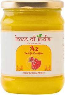 Love Of India Desi Vedic Gir Cow Ghee made by Bilona method Glass Bottle