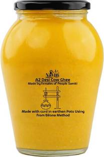 Navin Organic A2 Desi Cow Ghee Made By Females Of People Samity Ghee Mason Jar