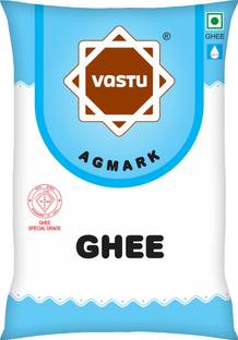 vastu Ghee Organic Pure Ghee 1Ltr pouch Ghee Pouch