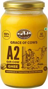 Grace of Cows GOC1L Ghee Glass Bottle