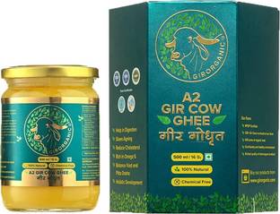 GIRORGANIC GIR COW GHEE 500 ML Ghee Glass Bottle