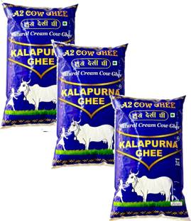 kalapurna ghee Natural A2 Desi Pure Cow Ghee For Better Digenstion,Immunity&Eyesight Ghee Pouch