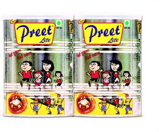 Preet Lite Cooking Medium Combo Pack of Tin