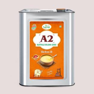 Navin Organic A2 Desi Buffalo Ghee Tin, Made from Desi Buffalo Milk Ghee Tin