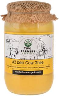 TWO FARMERS ORGANICS Pure & Fresh COW Ghee Ghee Mason Jar