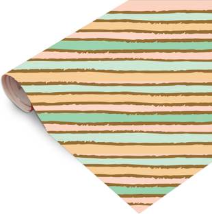 AccuPrints Gift Wrapping Paper sheet Gold Line | 19.50 x 28.75" | 90 gsm | Gloss Art Paper for all occasions Gift Wrapper