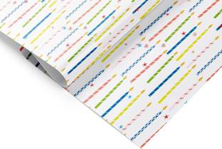 AccuPrints Gift Wrapping Paper sheet Candle Print | 19.50 x 28.75" | 90 gsm | Gloss Art Paper for all occasions Gift Wrapper