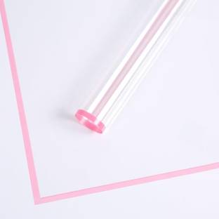Saksham Clear Waterproof Floral Wrapping Paper | Transparent Bouquet Wrap | Korean Style Cellophane Gift Wrapper
