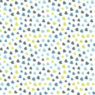Paper Pep White Heart Print Gift Wrapping Paper 19"X29" Pack of 10 Sheets Paper Gift Wrapper