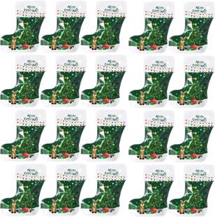 Husaini Mart christmas cookie gift bags christmas gift bags, christmas cookie bags, christmas decoration bags 20 Gift Wrapper