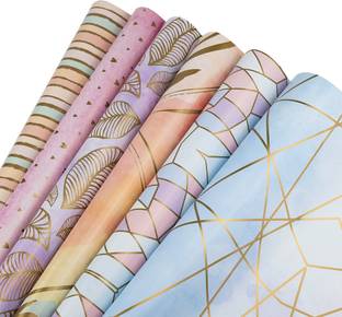 Birch & Co. Premium Gift Wrapping Paper Sheets -Vibrant Colors & Designs | For All Occasions | Eco-Friendly | Design Paper Sheet | Gift Paper Sheet Gift Wrapper