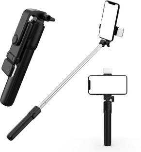 CHG R1s Bluetooth Selfie Sticks with Remote and Selfie Light Monopod