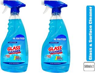 Hi RATED Glass Cleaner bottle with spray