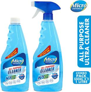 MicroDefence All Purpose Glass Cleaner|Cleans Glass,Mirror,TV,Kitchen,Wood & Over 150 objects