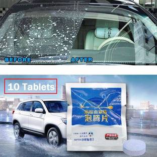 HSR 10pcs/1set Car Windshield Glass Cleaner Car Solid Tablets Wiper Fine Wiper Auto Window Cleaning Car Accessories