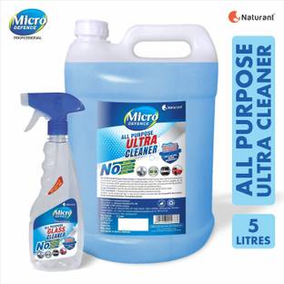 माइक्रोडफेंस All Purpose Glass Cleaner & 500ml Spray|Clean Mirror,TV,Stove|Make 333L from 5L