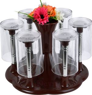 Devrt spoon stand for Dining Table, for kitchen Steel, Plastic Glass Holder