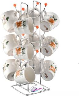 GRIDKITCHEN Stainless Steel Smile Cup Stand Coffee Mug Holder Tea cup stand Stainless Steel Glass Holder