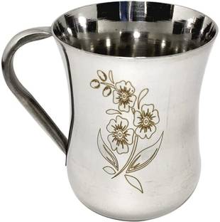Nex Overseas Pack of 6 Stainless Steel cup set (150 ml)