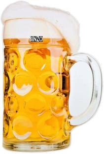 BINZO Beer Mug - Big Ultra Large Mugs For Beers, Liquor Glass Set Beer Mug