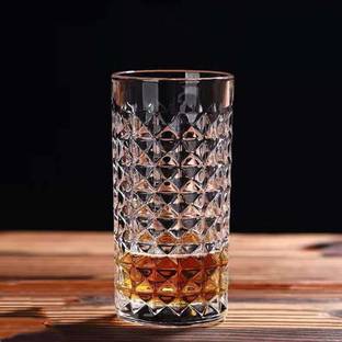 CRYSTALGLASS (Pack of 4) CG6 Drinking Water/Juice/Wine/Sharbat/Mocktail/Whisky Glass Set Water/Juice Glass