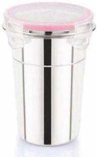 Sygnius Steel Leak Proof, Airtight, Dust Proof Glass Tumbler with Lid 600 ml Bottle
