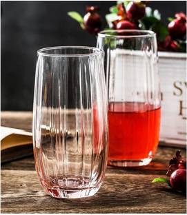 Mivana (Pack of 6) Premium Juice Glasses Drinking Glasses,Highball Lead-Free Glasses Glass Set Water/Juice Glass