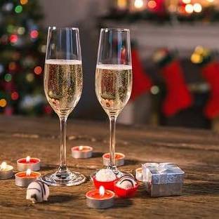 Coozico (Pack of 2) Red/White Wine Glasses (250 ML Each) | Ideal for Both Wine glass Glass Wine Glass