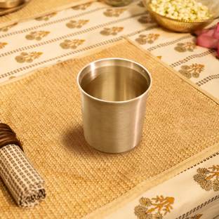 Ekhasa Certified Bronze Utensils | 100% Pure Kansa Glass | Glass Water/Juice Glass