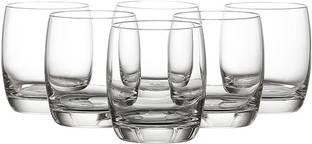 Crystalglasses (Pack of 6) Ivory Drinking Glasses_new Glass Set Water/Juice Glass