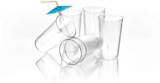 carry (Pack of 6) Commercial Glasses for Home & Restaurant (Unbreakable & Scratch Resistant) Glass Set Water/Juice Glass