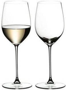 Maruti Mart (Pack of 2) stylish trendy 2 pack red & white wine glass Glass Set Glass Wine Glass