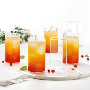 Rawal (Pack of 6) Borosilicate Water Glasses Glass Set Water/Juice Glass