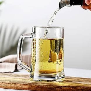 Adhunyk Heavy and Durable, Multipurpose Pubs for Everyday Drinking Glass Beer Mug
