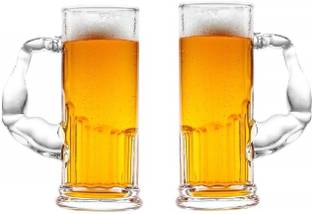 Joy2u (Pack of 2) muscle glass Glass Beer Glass